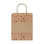 Julegave M Weihnachtsgeschenktasche, mittel Natur