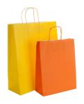 Store Papier-Einkaufstasche Orange