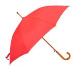 Bonaf RPET Regenschirm, natur Natur,rot