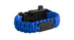 Peary Survivor-Armband Blau/schwarz