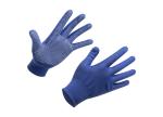 Horgol Handschuhe Blau