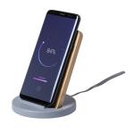 Chemek Wireless-Charger/Handyhalter Natur