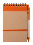 Ecocard notebook Nature orange
