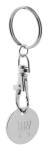 Eurocoin trolley coin keyring Aztec blue