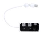 Brante transparent USB hub White