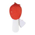 Amalfi Handventilator, Erdbeere Azurblau/Gelb