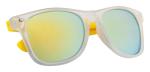 Harvey Sonnenbrille Weiß/gelb