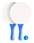Negril Strandtennis Blau/weiß