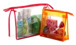 Dumble Kosmetiktasche Transparent rot