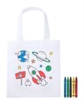 Mosby colouring shopping bag White