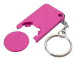 Beka trolley coin keyring Pink