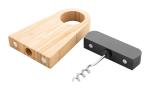 Kyoho corkscrew bottle holder, nature Nature,black
