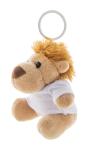 LioFob plush lion keyring Brown