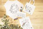 Spacolo RPET colouring shopping bag White