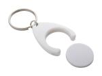 Nelly trolley coin keyring White