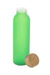 Cloody glass bottle Green