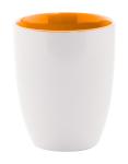Maia Tasse Orange/weiß
