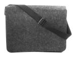 Refelt Courier Umschlagtasche aus RPET-Filz Dunkelgrau