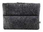 Refelt Comp RPET-Filz-Laptoptasche Dunkelgrau
