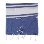 Tortuga recycled cotton beach towel and drawstring bag Dark blue