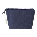 Cospex Kosmetiktasche aus recycelter Baumwolle Blau