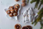 Jokkmokk Weihnachts-Snackschale, Stern Weiß