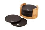 Chiang RPET Untersetzer-Set, natur Natur,schwarz