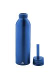 Ralusip recycled aluminium bottle Aztec blue