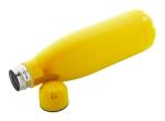 Refill recycled stainless steel bottle Yellow