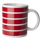 Art mug set Red/white
