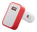 Waze USB-Ladeadapter Rot/weiß