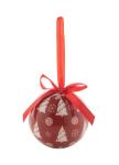 Rekvik Christmas ball ornament Red/white