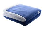Sammia coral fleece blanket Aztec blue