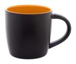 Sculptus Tasse Orange/schwarz