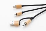 Cobbel Mini USB Ladekabel, natur Natur,schwarz
