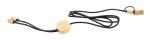 Cobbel USB-Ladekabel, natur Natur,schwarz