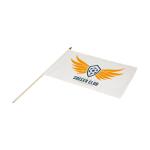 Flag "Wood" White