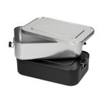 Vorratsdose "Aluminium", groß Schwarz matt