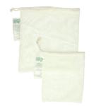 Cotton fruit and vegetable bag "ECOCARE", large Nature