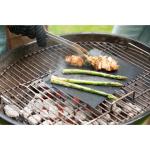 Grillmatte "BBQ", 2er Set Schwarz