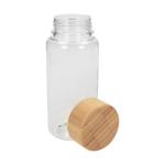 Drink bottle "Natural" clear-transparent, 0.4 l Transparent blue