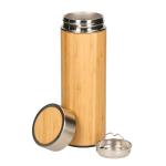 Vakuum Flasche "Bambus", small Braun