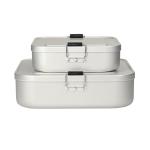 Vorratsdose "Quadrado", small Silber