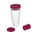 Insulated cup "Mocha" with tea strainer Transparent