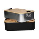 Lunch box "Bamboo", large Black