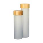 Glasflasche "Frosted" 0,55 l Grau
