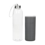 Glasflasche mit Hülle "Pure", 0,7l Transparent