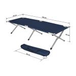 Camp bed Aztec blue
