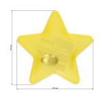 Gel heating pad "Star", small Yellow