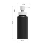 Aluminiumseifenspender "Deluxe" Schwarz/schwarz
